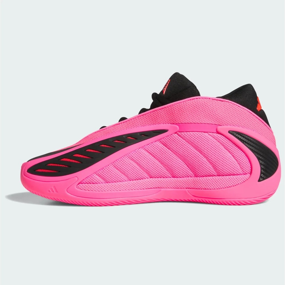 Mens Size 10 Adidas Basketball AE Anthony Edwards 2 Lucid Pink Black Shoe KJ2363